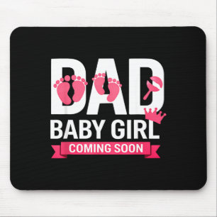 Bald Papa eines Babymädchens, erstmaliger Vater Mousepad