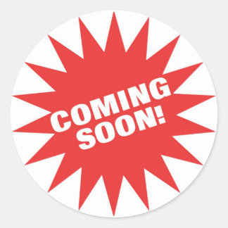 Bald Runder Aufkleber