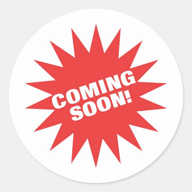 Bald Runder Aufkleber (Vorderseite)