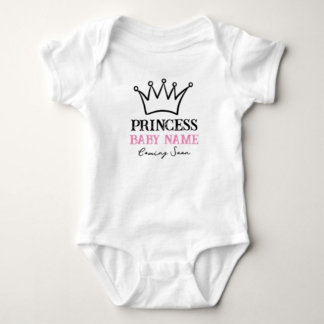 Bald | Schwangerschaft Ankündigung Baby Jumpsuit Baby Strampler (Vorderseite)