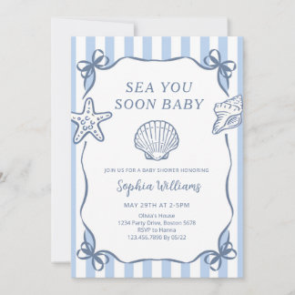Bald sehen wir dich, Baby - Die Sommer-Baby-Party- Einladung