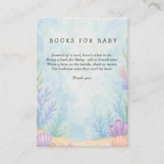 Bald sehen wir uns Baby Shower Bücher fürs Baby Begleitkarte