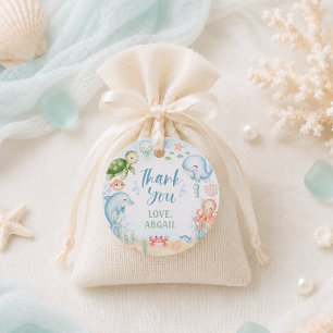 Bald sehen wir uns, Geschenk zur Babyparty im Ozea Geschenkanhänger