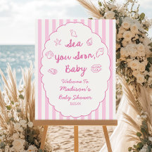Bald sehen wir uns wieder, Baby-Baby-Shower-Willko