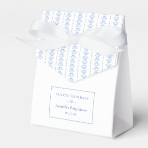 Bald sehen wir uns wieder, Baby! Blaue Küstenstran Geschenkschachtel