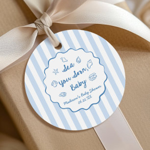 Bald sehen wir uns wieder, Baby Strand-Baby-Party Geschenkanhänger