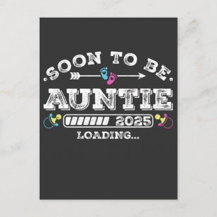 Bald Tante 2025 Loading Postkarte