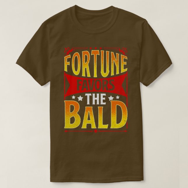 Bald Typ Baldness Funny Gefallen am Bald T-Shirt (Design vorne)