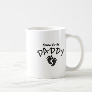 Bald, um Daddy New Dad Funny Vater Joke Daddy sein Kaffeetasse
