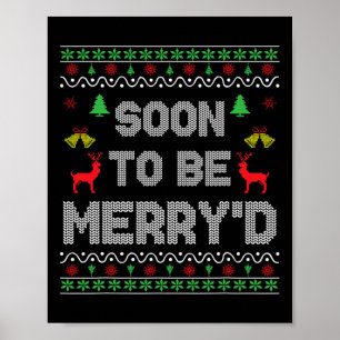 Bald, um froh sein Verlobten Paare Match Ugly C Poster