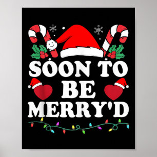 Bald, um fröhlich zu sein Verlobt Matching Paare C Poster