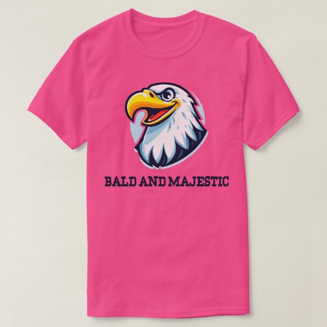 Bald und Majestic Eagle T-Shirt (Design vorne)