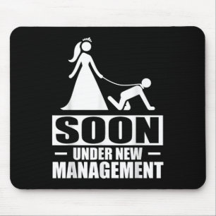 Bald unter der neuen Management-Bachelor Party Gro Mousepad