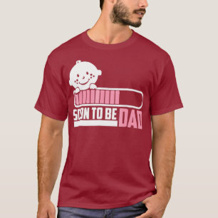 Bald Vater einer Baby-Girl-Babydusche T-Shirt