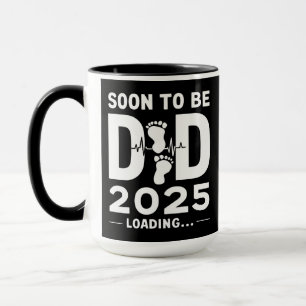 Bald Vater Est 2025 Neuer Vater wird  Tasse