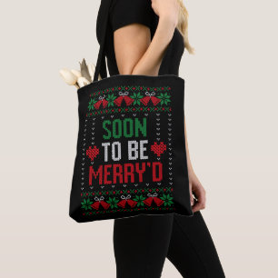 Bald Verheiratet sein Merry'd Weihnachtsbräune & G Tasche