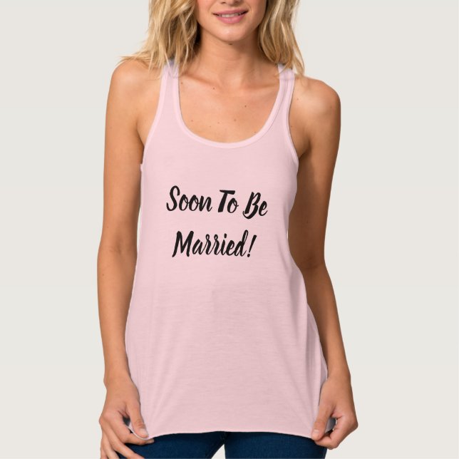 Bald Verheiratet sein Tank Top (Vorderseite)