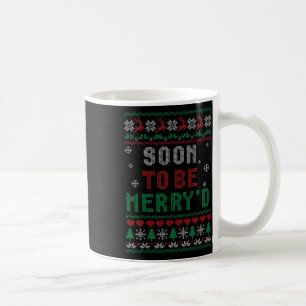 Bald werden Merryd Verlobten Paare Übereinstimmung Kaffeetasse