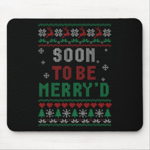 Bald werden Merryd Verlobten Paare Übereinstimmung Mousepad