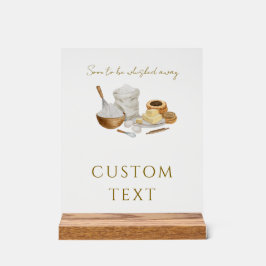 Bald werden Sie Brautparty-Karten und Geschenke we Acrylschild