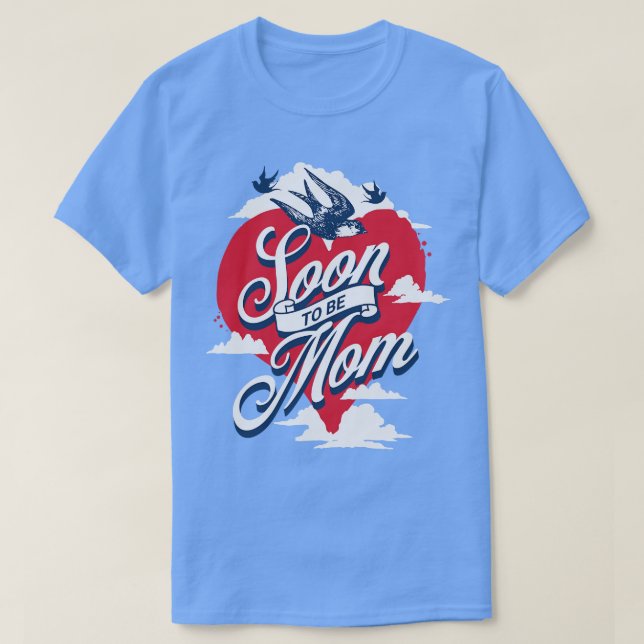 Bald werdende Mutter T-Shirt (Design vorne)
