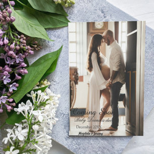 Bald wird die Ankündigung einer Schwangerschaft im