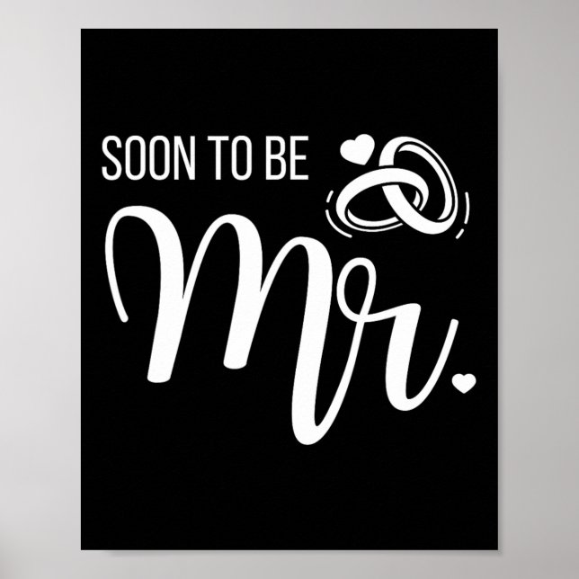 Bald wird er Frau Verheiratet Bride und Gro sein Poster (Vorne)