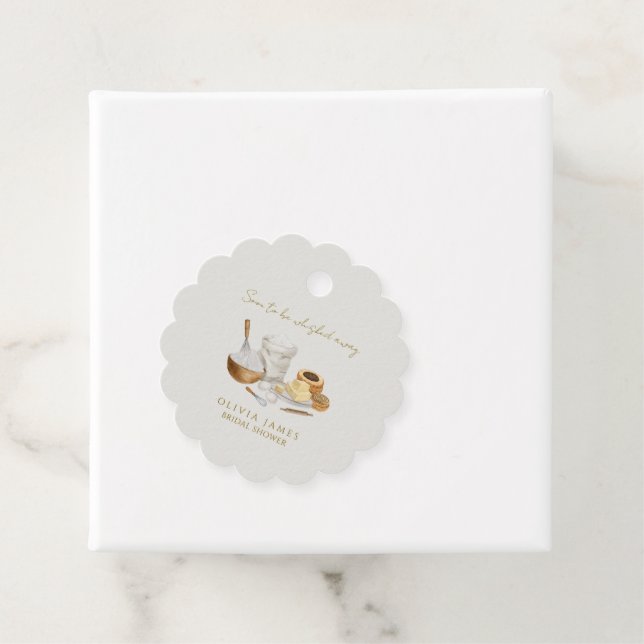 Bald wird man Brautparty wegflüstern Geschenkanhänger (Beispiel)