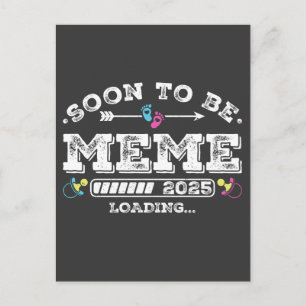 Bald wird Meme 2025 Ladung Postkarte