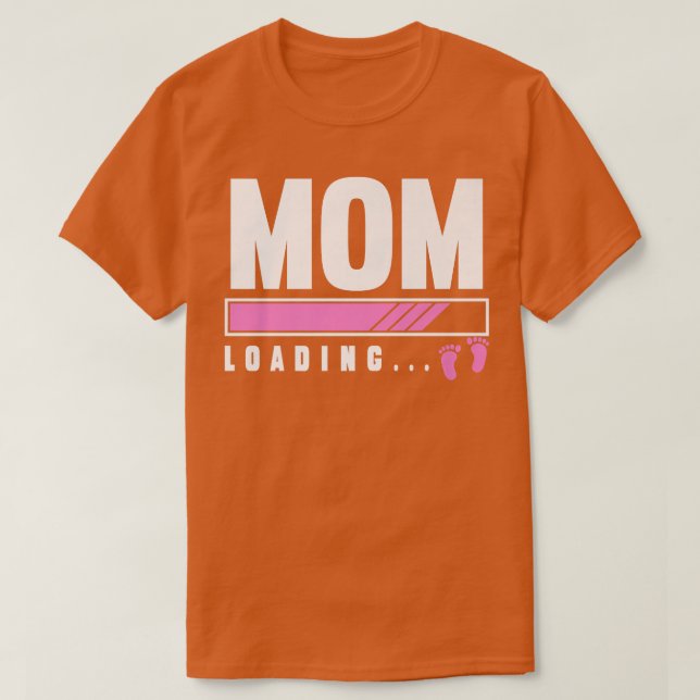 Bald wird Mommy Baby Gender zeigen Mädchen rosa Ma T-Shirt (Design vorne)
