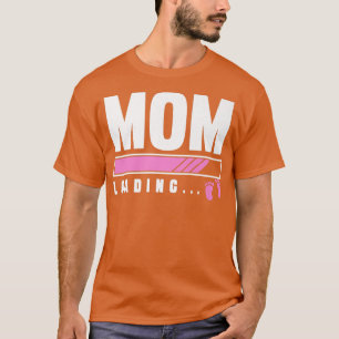 Bald wird Mommy Baby Gender zeigen Mädchen rosa Ma T-Shirt