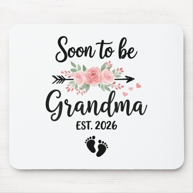 Bald wird Oma 2026 Mousepad (Vorne)
