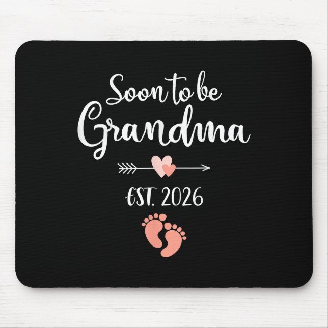 Bald wird Oma 2026 Mousepad (Vorne)