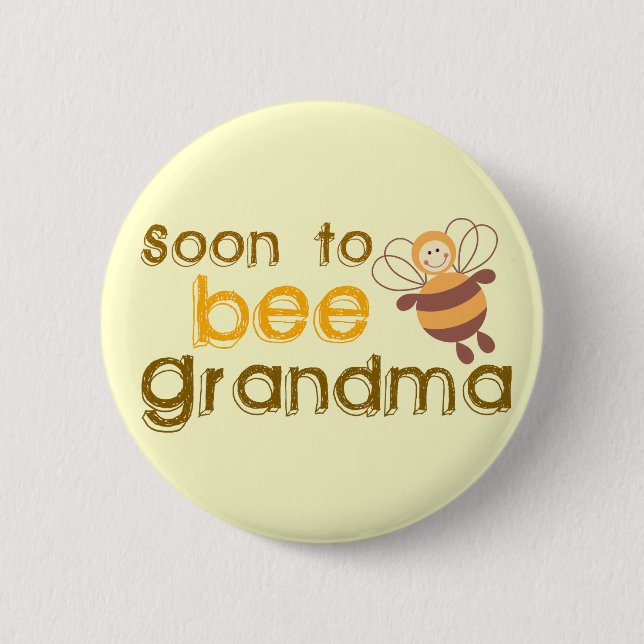 Bald wird Oma Button (Vorderseite)