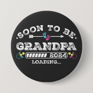 Bald wird Opa 2024 Ladungsrunde Button