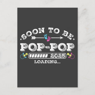 Bald wird Pop-Pop 2025 Loading Postkarte