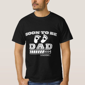 Bald wird Vater 2024 für Schwangerschaft T-Shirt