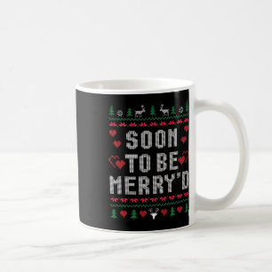 Bald zu Merryd Weihnachten Verlobten Paar Matchin Kaffeetasse