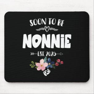 Bald zu Nonnie 2025 Mütter Tag erste Mal Nonn Mousepad