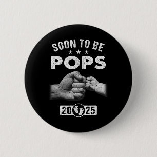 Bald zu Pop Est 2025 Väter Tag zum ersten Mal Ne Button