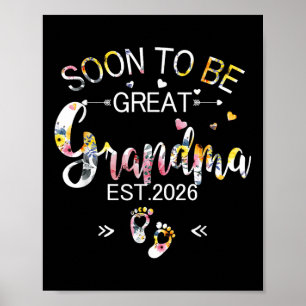 Bald zu sein große Oma 2026 Mütter Tag erste Ti Poster
