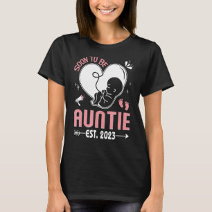 Bald zu sein Tante 2023, Baby Reveal, Mama Schwang T-Shirt