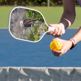 Baldadler auf dem Felsen Pickleball Schläger