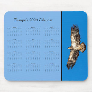 BaldEagle: Vollkalender 2026 für Maus anpassen Mousepad