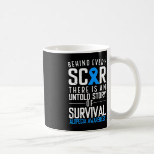Baldness Hair Loss Blue Ribbon Alopecia Areata Awa Kaffeetasse