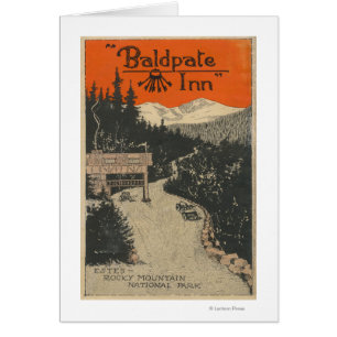 Baldpate-Gasthaus-förderndes Plakat # 1
