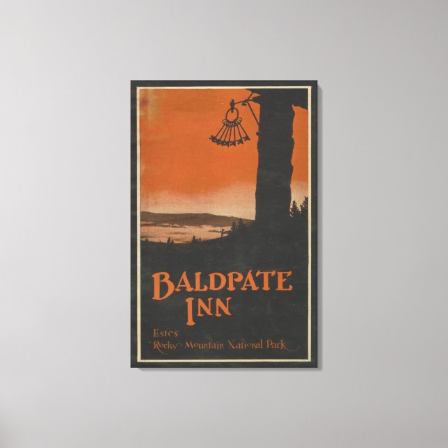 Baldpate Inn Werbeplakat # 2 Leinwanddruck (Vorderseite)
