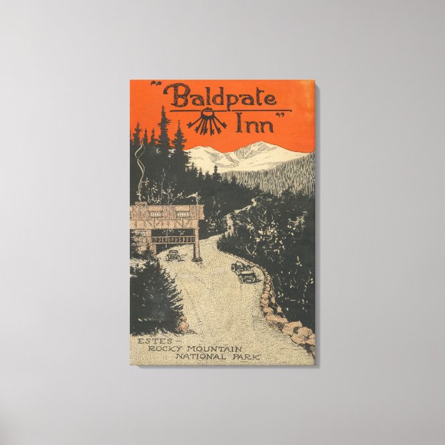 Baldpate Inn Werbeplakat Nr. 1 Leinwanddruck (Vorderseite)