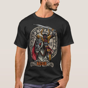 Baldur Nordische Mythologie Walhalla Wikinger Nord T-Shirt