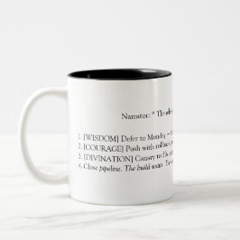 Baldur's Gate 3 Inspiriert - Freitag 16:59 Bereits Zweifarbige Tasse